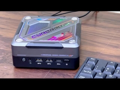 AMD রাইযেন R7-7840HS মিনি পিসি ডুয়াল ল্যান DDR5 64GB গেমিং মিনি পিসি উইথ লাইট