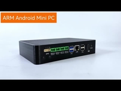 ডুয়াল ল্যান 4COM ARM RK3568 ইন্ডাস্ট্রিয়াল পিসি DDR4 8G EMMC 16G অ্যান্ড্রয়েড 11 এমবেডেড মিনি পিসি