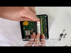 ইনটেল ডিডিআর 4 মিনি পোর্টেবল পিসি ওয়াইফাই কুলিং ফ্যান সহ দ্বৈত এইচডি সমর্থন করে 4K প্রদর্শন