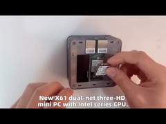 এলপিডিডিআর৫ ১২জি ২ ইথারনেট এবং ওয়াইফাই সহ ইন্টেল এলডার লেক এন৯৫ ৪ কোর ৪ থ্রেড মিনি পিসি