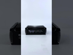 Intel Core i3 7100U মিনি পিসি ফ্যানলেস ইন্ডাস্ট্রিয়াল পিসি 16 GB 2 ল্যান এবং 2 COM সহ