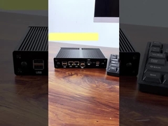 ইনটেল N100 ফ্যান ছাড়াই এবং 16 গিগাবাইট 2 LAN 2 COMs ইন্ডাস্ট্রিয়াল মিনি পিসি সহ