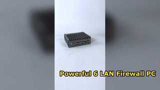 Intel N100 প্রসেসর ফায়ারওয়াল মিনি পিসি 6 LAN 1 HD-MI 1 DP সহ