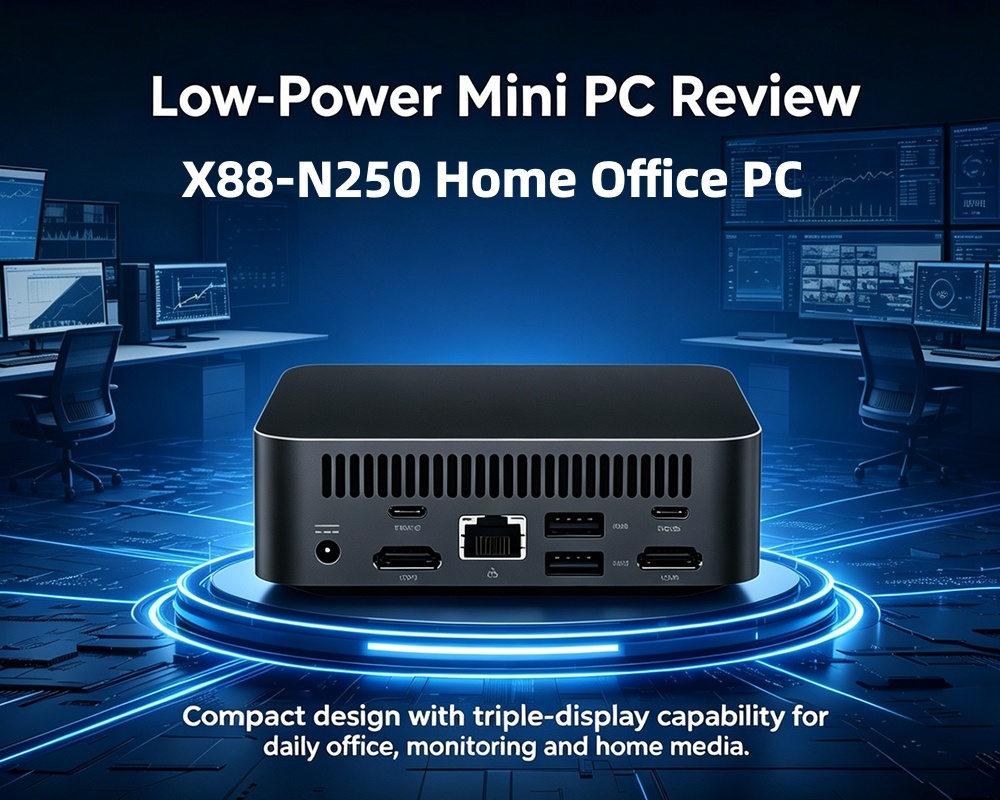 সর্বশেষ কোম্পানি ব্লগ সম্পর্কে Low Power Mini PC Review: Solve Pain Points Of Office Multi-Screen Work And Long Time Continuous Operation