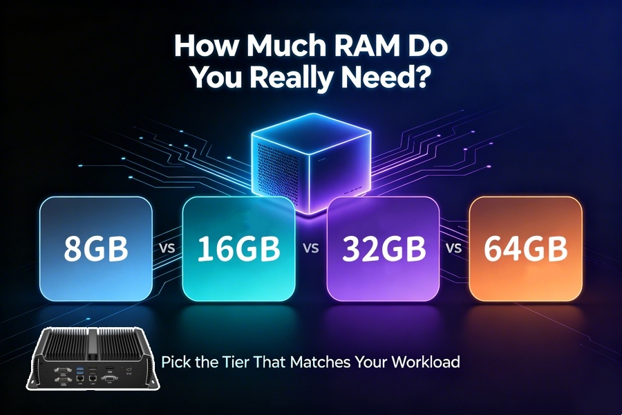 সর্বশেষ কোম্পানি ব্লগ সম্পর্কে 8GB vs 16GB vs 32GB vs 64GB Mini PC: How Much RAM Do You Really Need?