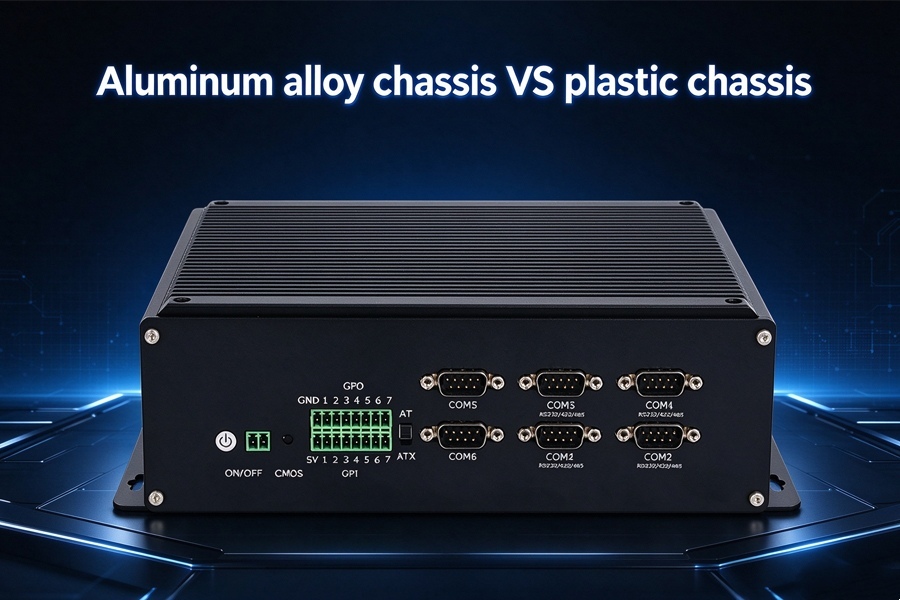 সর্বশেষ কোম্পানি ব্লগ সম্পর্কে Aluminum alloy chassis VS plastic chassis: Differences in heat dissipation and shielding for industrial PCs