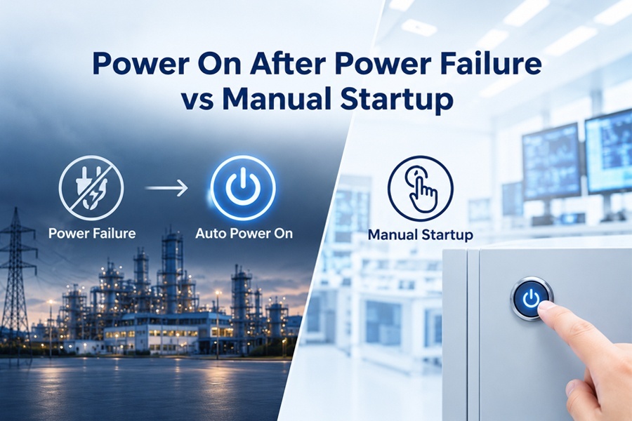 সর্বশেষ কোম্পানি ব্লগ সম্পর্কে Power On After Power Failure vs Manual Startup: How to choose the power on method for an industrial mini PC
