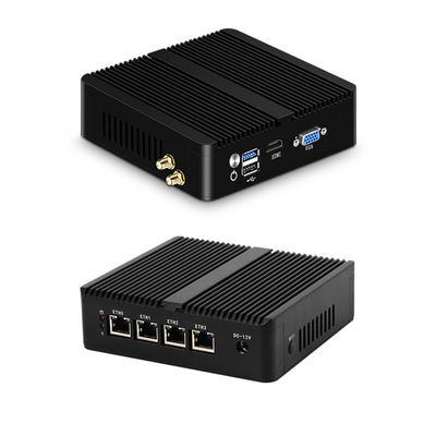 কেনা ফ্যানলেস ফায়ারওয়াল মিনি পিসি রাউটার সিলেরন এন 2830 ডিডিআর 3 8 জিবি র্যাম অ্যালুমিনিয়াম চ্যাসি সহ অনলাইনে উৎপাদন