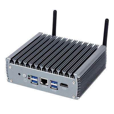 কেনা ছয়টি ল্যান, একটি HDMI এবং চারটি USB 3.0 সহ ইন্টেল N150 কম্পিউটার মিনি পিসি অনলাইনে উৎপাদন