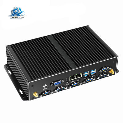 কেনা Fanless Industrial PC with 6*RS232/485 and 8*USB Ports Featuring Intel Core i5 4200U Processor অনলাইনে উৎপাদন