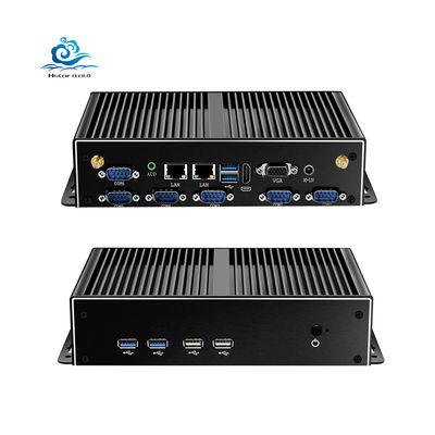 কেনা Pen-tium 3805U Fanless Industrial PC with 6 USB Ports and RS232 Serial Ports Compact Embedded Computer অনলাইনে উৎপাদন