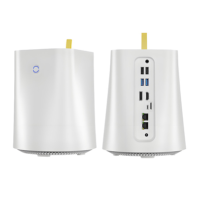 কেনা NAS হোস্ট AMD R3 3200U প্রসেসর 2 Intel I225V Gigabit LAN 2 USB2.0 2 USB3.0 DDR4 1 HD-MI Win10 Win11 Ubuntu Mini Computer অনলাইনে উৎপাদন