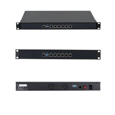 Intel Celeron J4125 J1900 1U 2U 3U সার্ভার 6 LAN DDR4 8G RAM কনসোল সহ সার্ভার