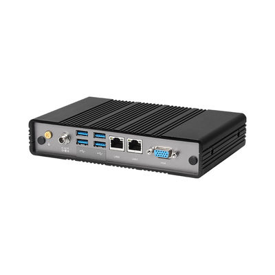 ইন্টেল এটম E3940 DDR3L 8GB ইন্ডাস্ট্রিয়াল পিসি ডুয়াল ল্যান ডুয়াল COM ফ্যানলেস মিনি কম্পিউটার