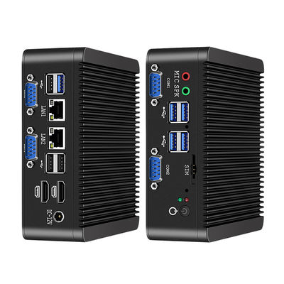 Intel Celeron J4125 ইন্ডাস্ট্রিয়াল পিসি ডুয়াল ল্যান 4 COM DDR4 8GB এবং লিনাক্স সহ