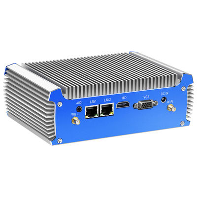 2LAN 2COM সহ ইন্টেল সিরিজ ফ্যানলেস ইন্ডাস্ট্রিয়াল পিসি এবং ডুয়াল স্ক্রিন ডিসপ্লে সমর্থন করে