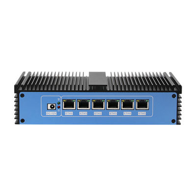 আটটি ইথারনেট রাউটার মিনি পিসি DDR4 16GB RAM এবং Celeron 3865U প্রসেসর সহ