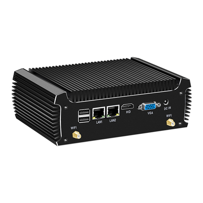 Intel Core i3 8130U মিনি পিসি ১৬ জিবি ৬টি ইউএসবি ১ এইচডি ফ্যানলেস ইন্ডাস্ট্রিয়াল পিসি