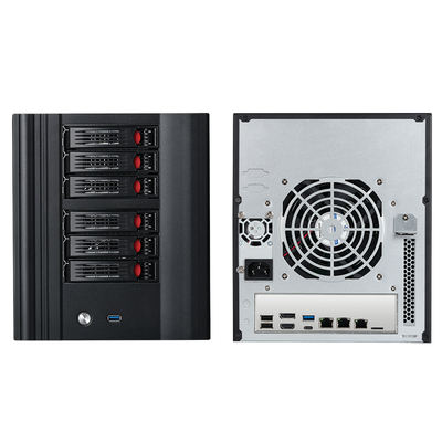 NAS সার্ভার N150 6-বে হোস্ট ইন্টারফেস NAS নেটওয়ার্ক সংযুক্ত স্টোরেজ আবরণ