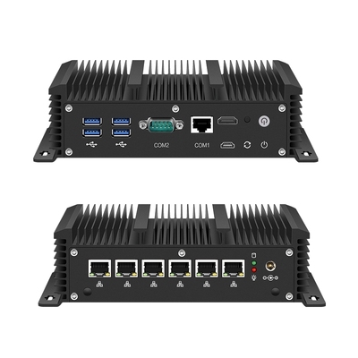 ইন্টেল কোর i5 8279U প্রসেসর সফট রাউটার 6 LAN 1 RS232 COM 1 RJ45 COM